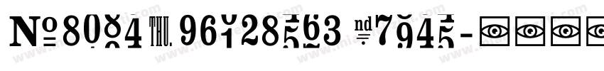 CrashNumbering Gothi字体转换